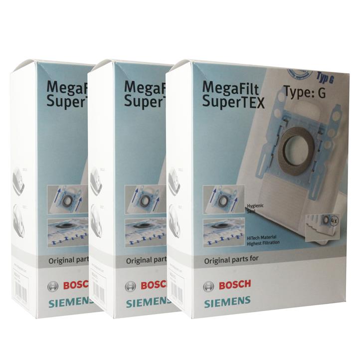 کیسه جاروبرقی مدل 101013G بسته 3 عددی مناسب برای جاروبرقی های بوش و زیمنس